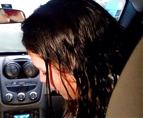 Two Sluts Drinking Pee In car In Public